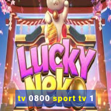 tv 0800 sport tv 1